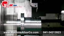 تراش cnc با محور c (محور زنده) شرکت فنی مهندسی ماشین افزار آذربایجان