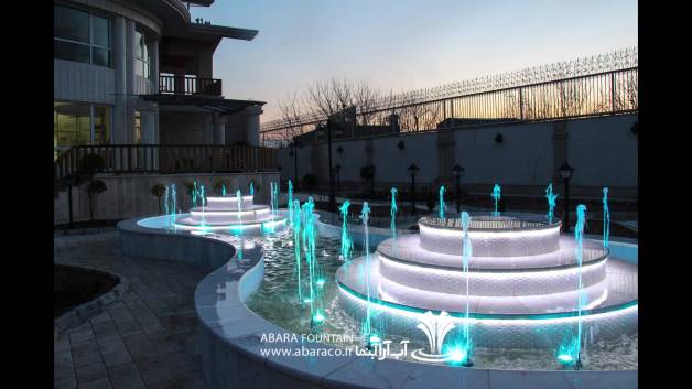 زیباترین و چشمگیر ترین آبنمای پویای ویلای شخصی