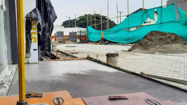 نحوه اجرای کفپوش بتن استمپی بتن سنگ آلتین سازه  ۰۹۱۲۰۹۹۳۵۷۵