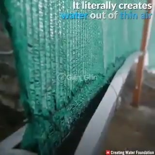 تبدیل مه و رطوبت موجود در هوا به آب آشامیدنی