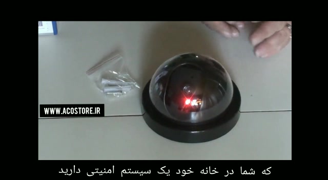ماکت دوربین مداربسته چشمک زن