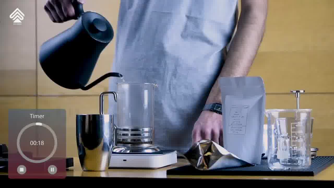 آموزش دم کردن قهوه با فرنچ پرس