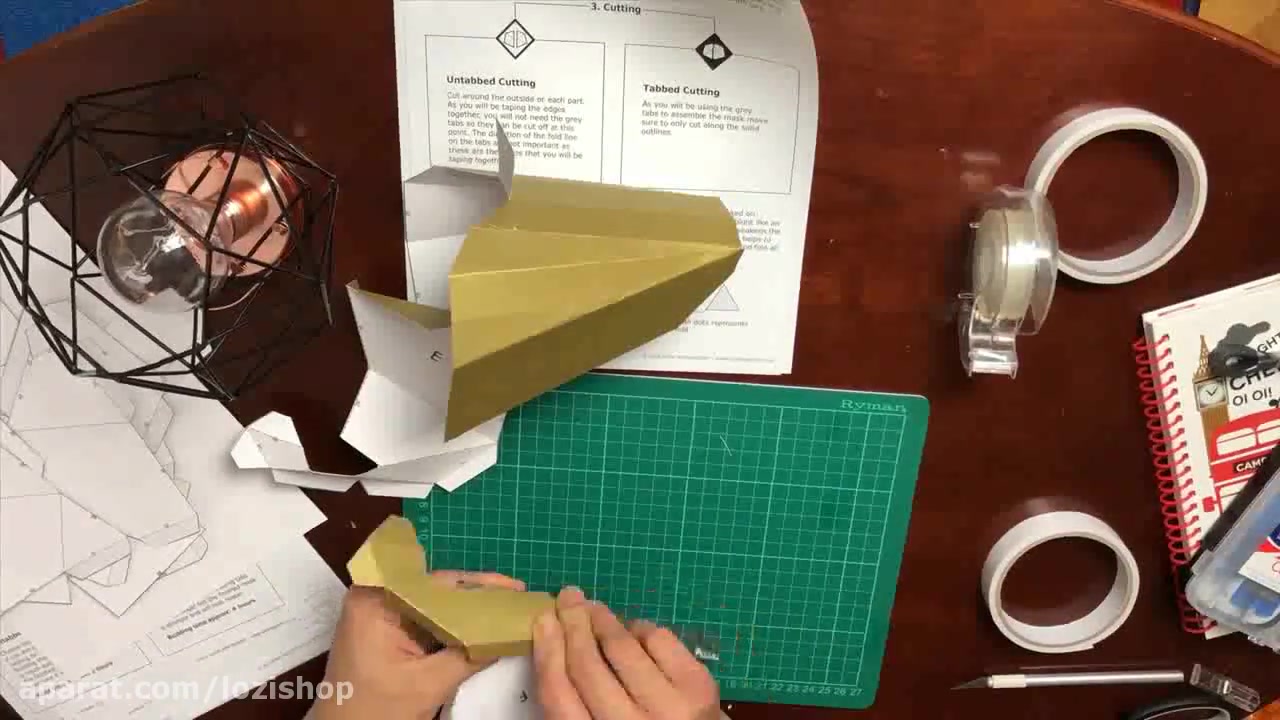 آموزش ساخت ماسک سه بعدی مدل گرگ